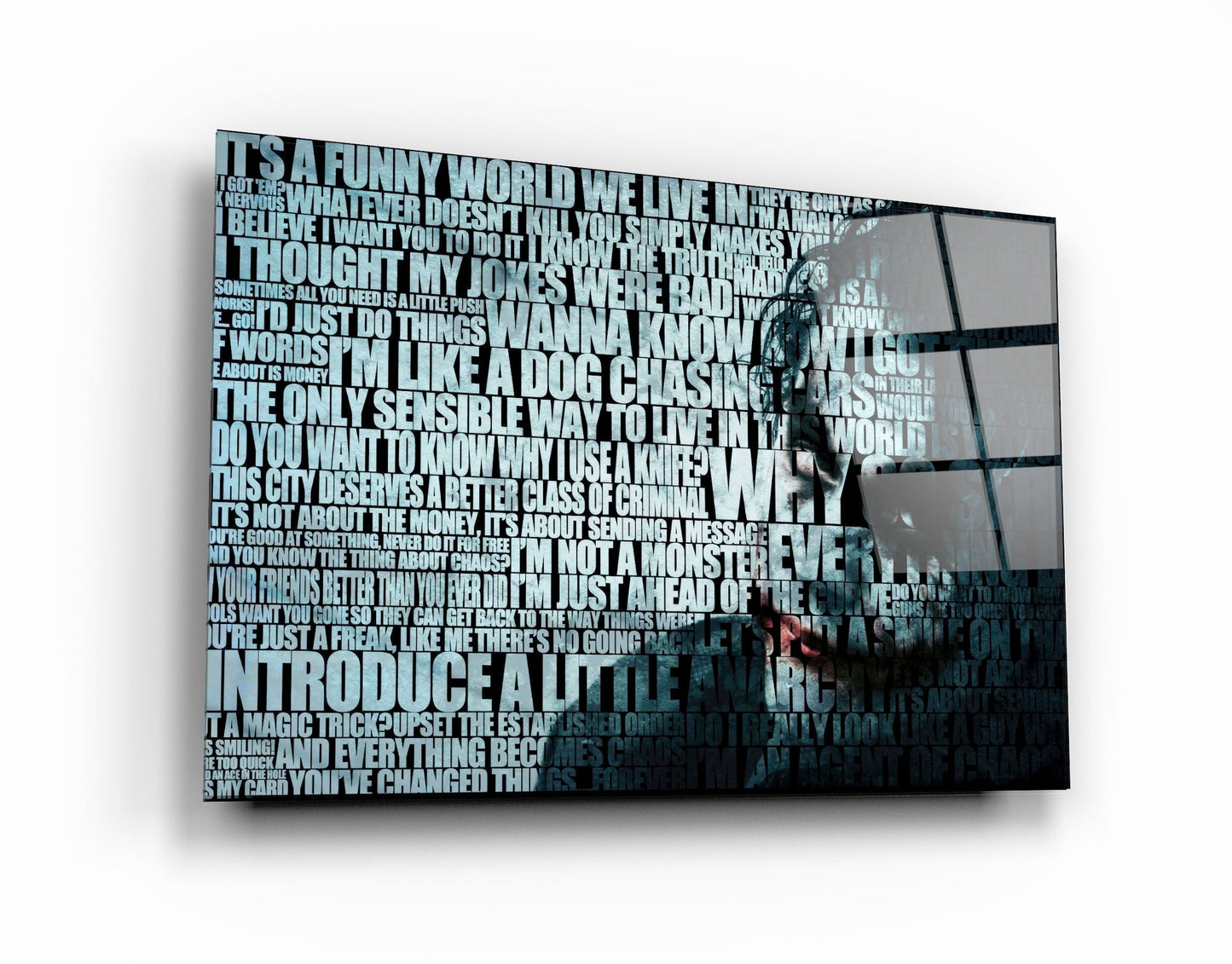 JOKER Words - Designer's Collection Glass Wall Art