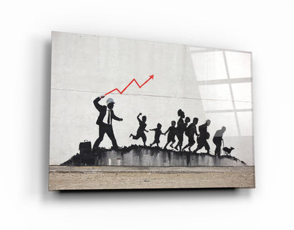 Banksy - Noname - Designer's Collection Glass Wall Art