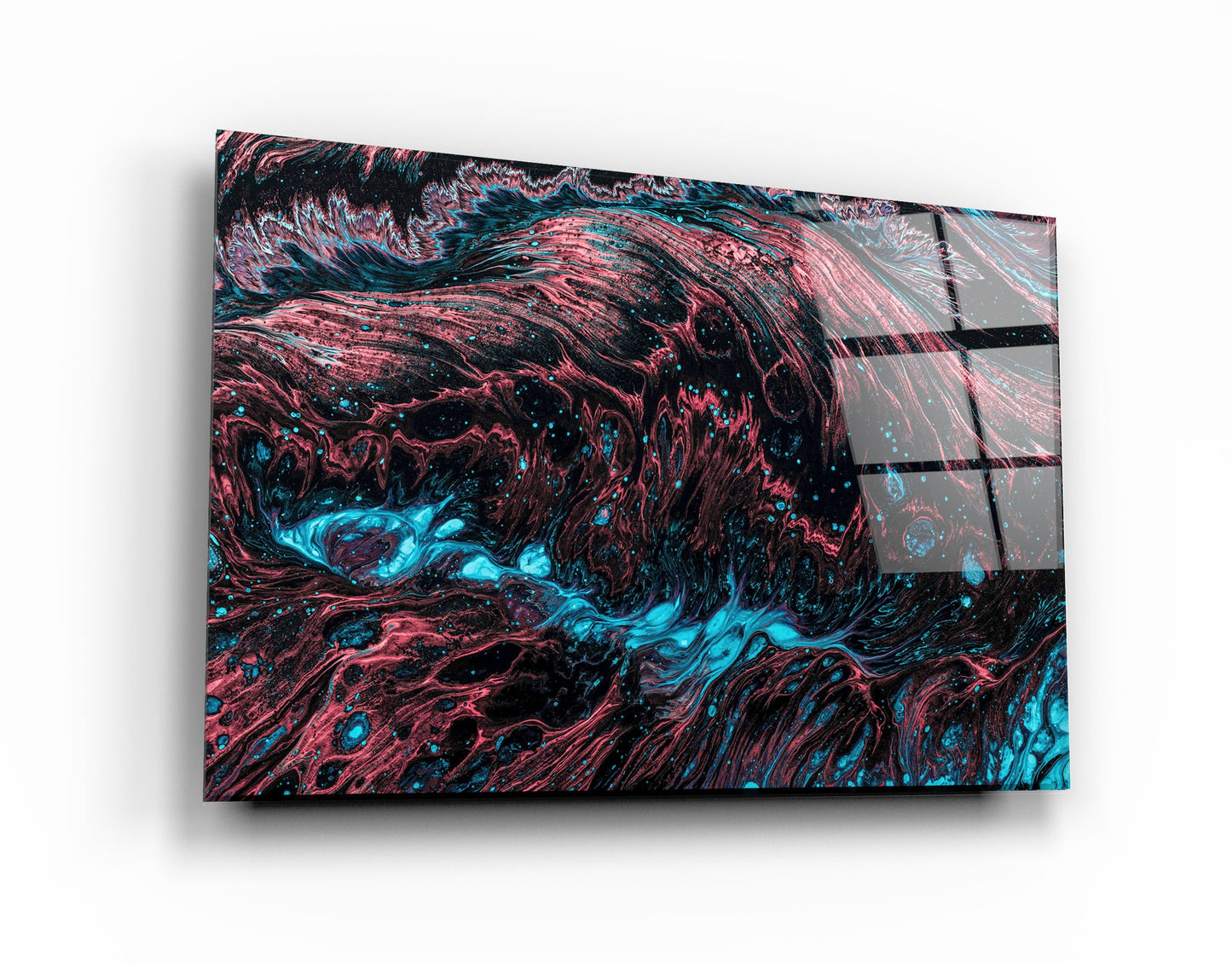 Color Waves - Designer's Collection Glass Wall Art