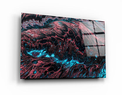 Color Waves - Designer's Collection Glass Wall Art