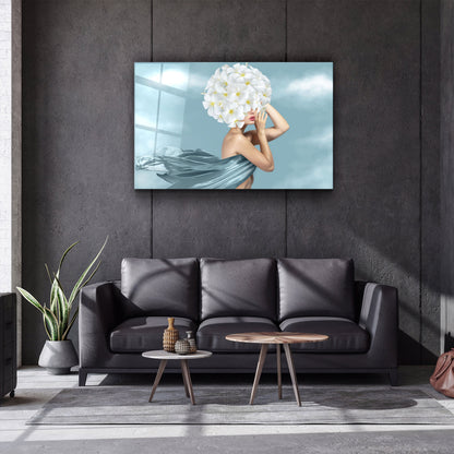 Beauty Head - Designer's Collection Glass Wall Art