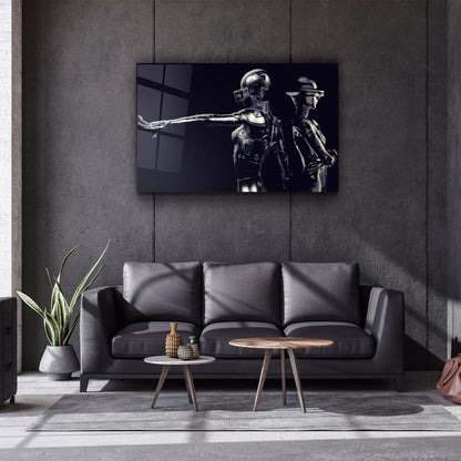 RoboGirlz2 - Designer's Collection Glass Wall Art