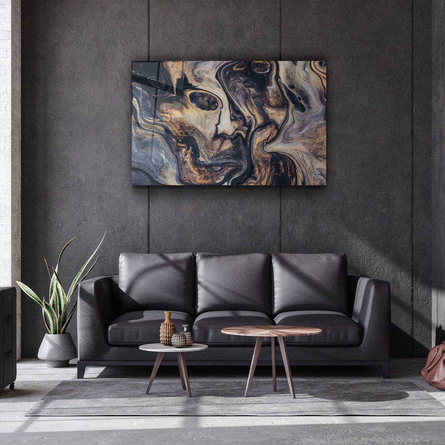 Dusty - Designer's Collection Glass Wall Art