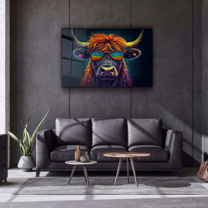 Cool Bull - Designers Collection Glass Wall Art