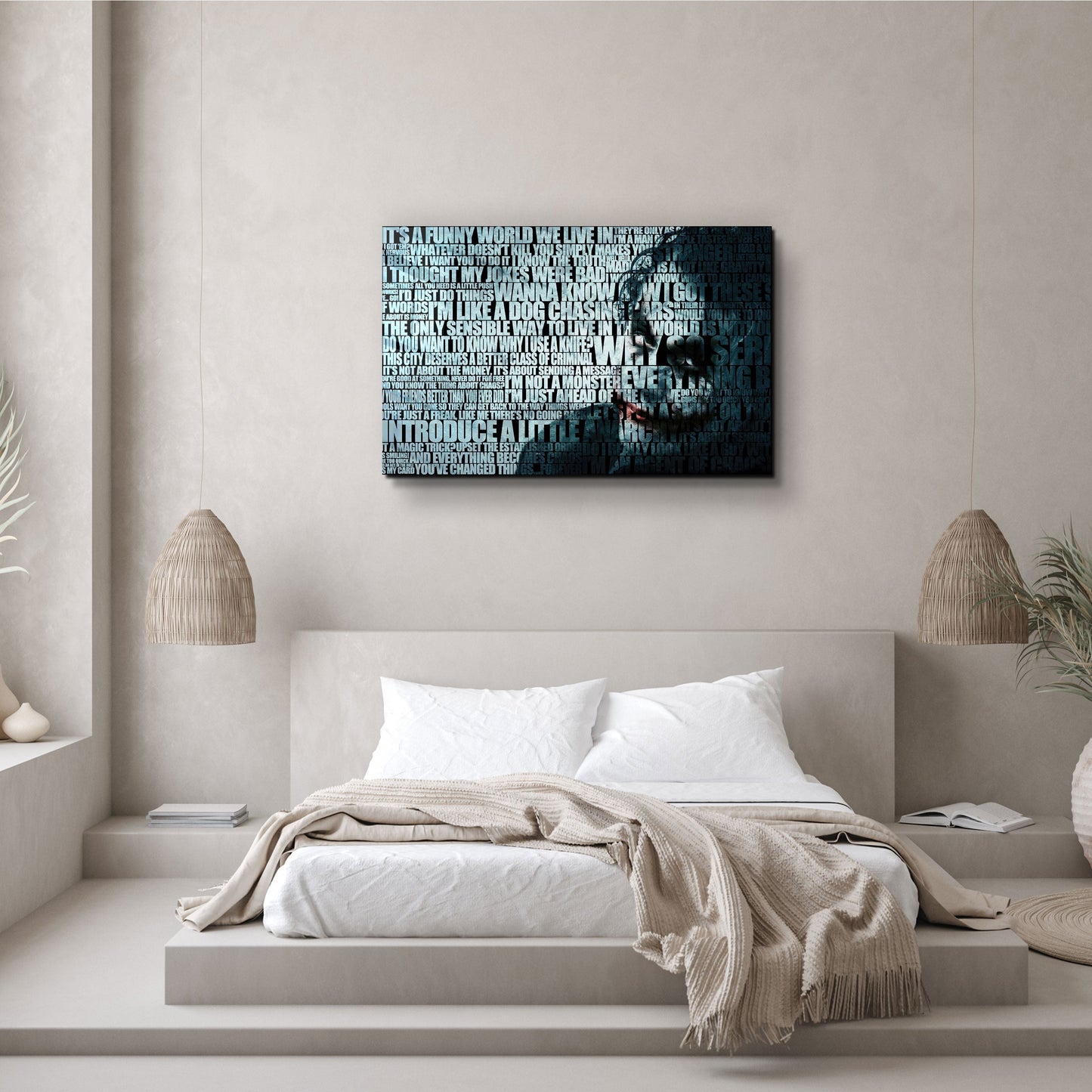 JOKER Words - Designer's Collection Glass Wall Art