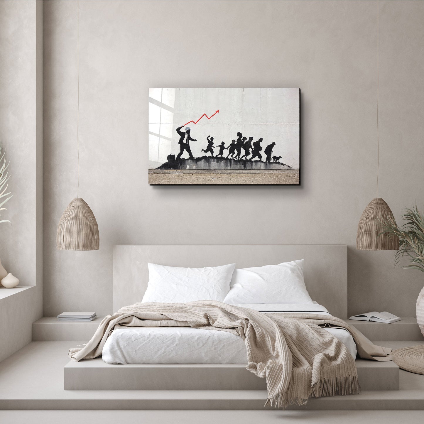 Banksy - Noname - Designer's Collection Glass Wall Art