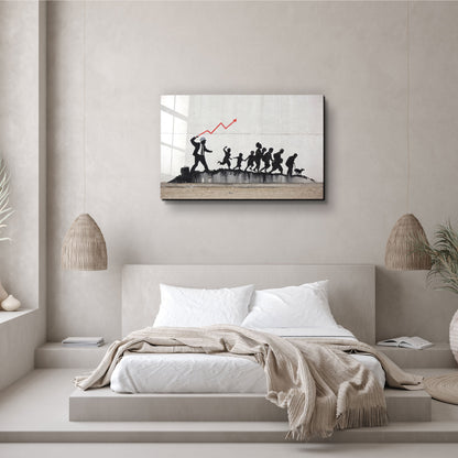 Banksy - Noname - Designer's Collection Glass Wall Art