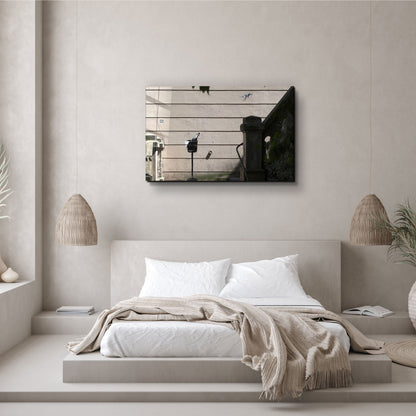 Banksy - Champagne and Mouse - Designer's Collection Glass Wall Art