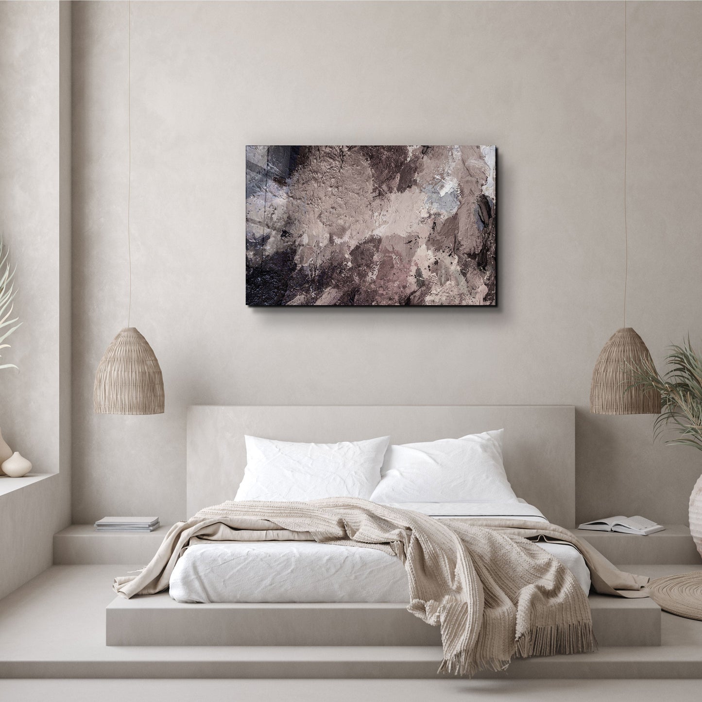 The Masterpiece - Pastel - Designer's Collection Glass Wall Art