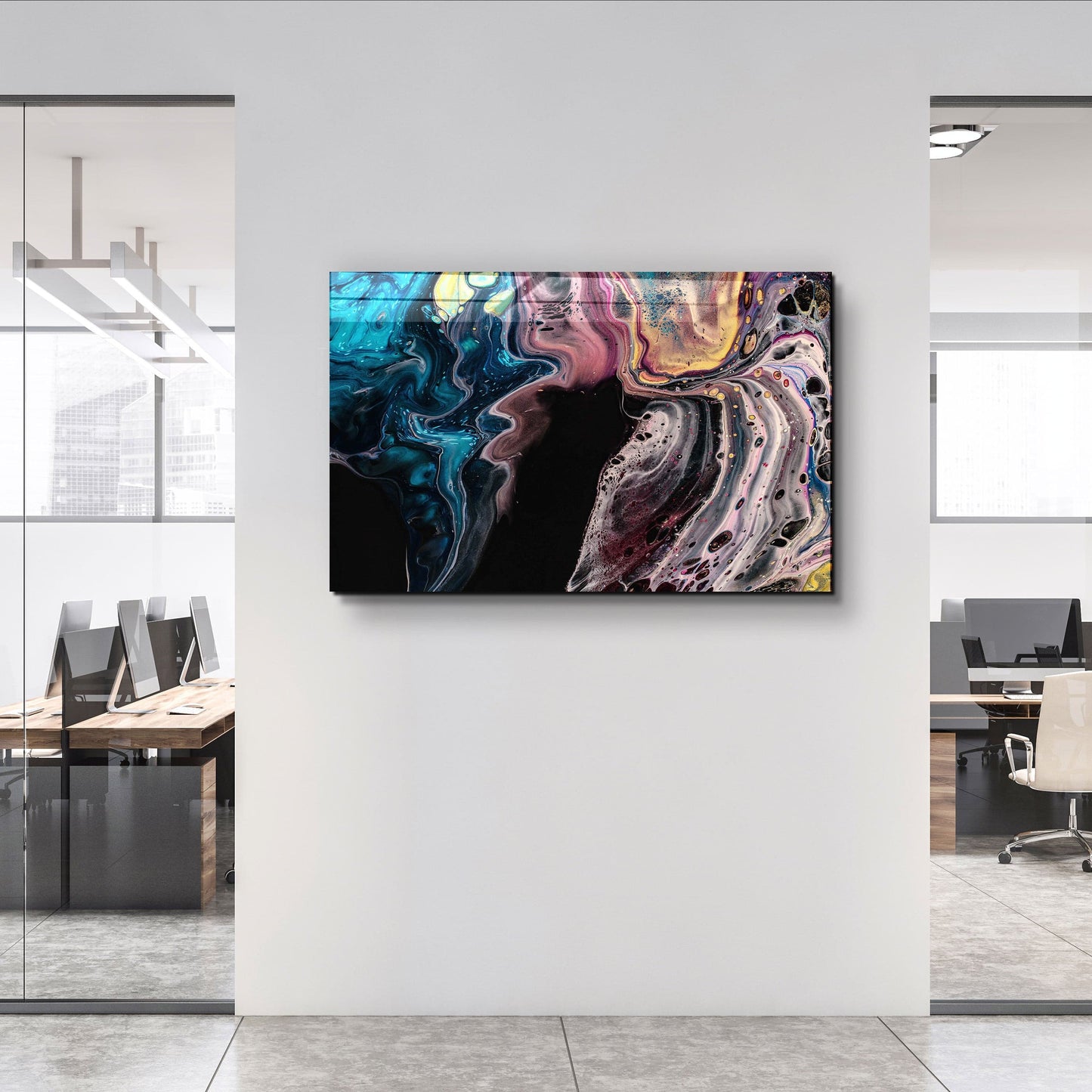 MarbleTones V2 - Designer's Collection Glass Wall Art