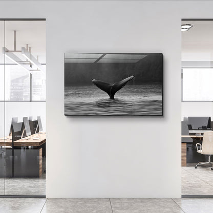 Whale - Designer's Collection Glass Wall Art