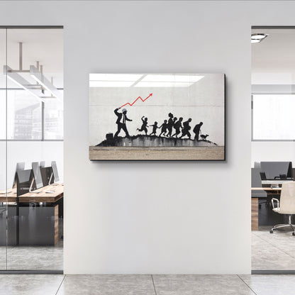 Banksy - Noname - Designer's Collection Glass Wall Art