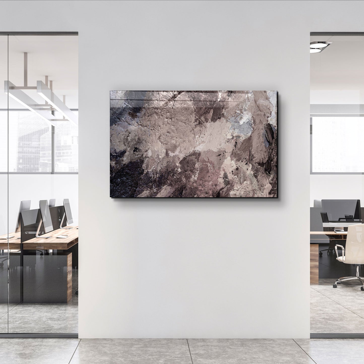 The Masterpiece - Pastel - Designer's Collection Glass Wall Art
