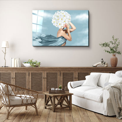 Beauty Head - Designer's Collection Glass Wall Art