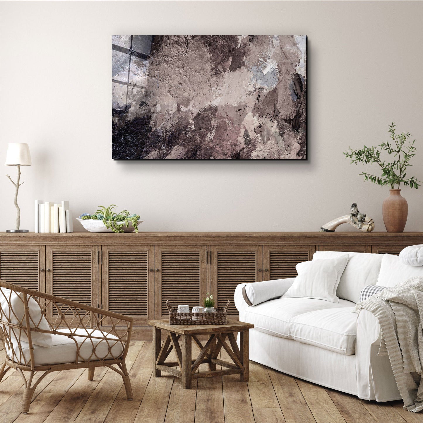 The Masterpiece - Pastel - Designer's Collection Glass Wall Art