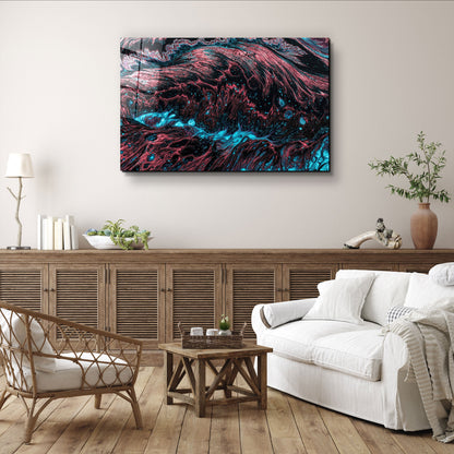 Color Waves - Designer's Collection Glass Wall Art