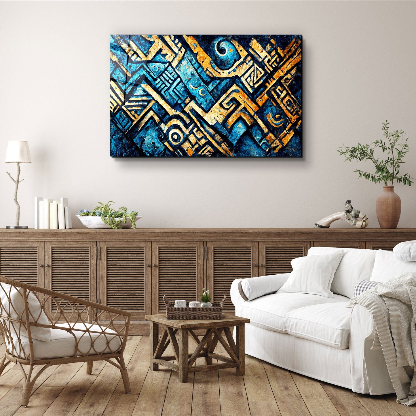 Wall of the Secret World -  Glass Wall Art
