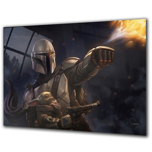 Mando Protects The Child - Barlowa Store