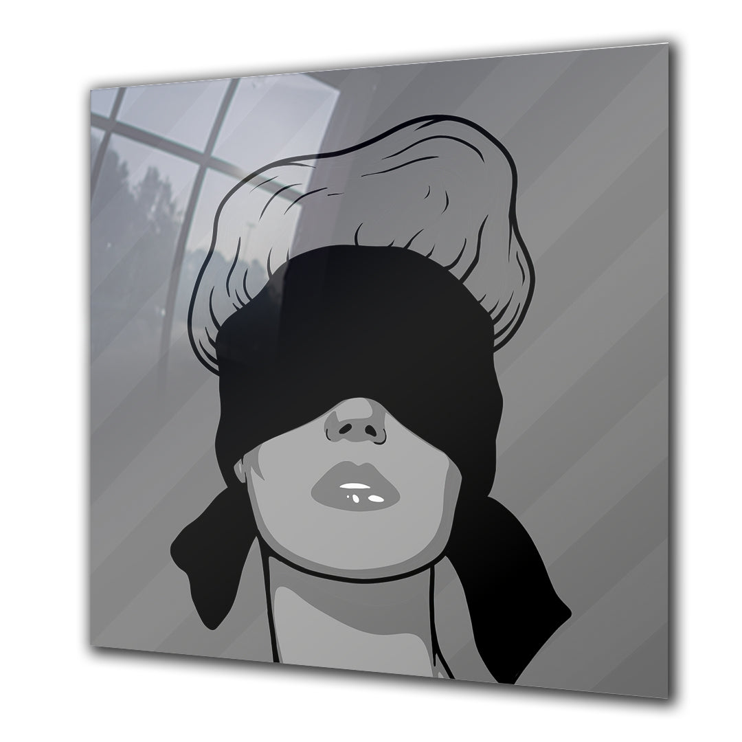 Blind Woman Grey